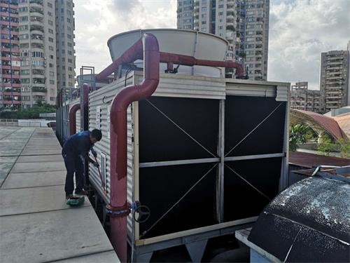 開式冷卻塔產生噪聲的解決途徑如下介紹(開式橫流冷